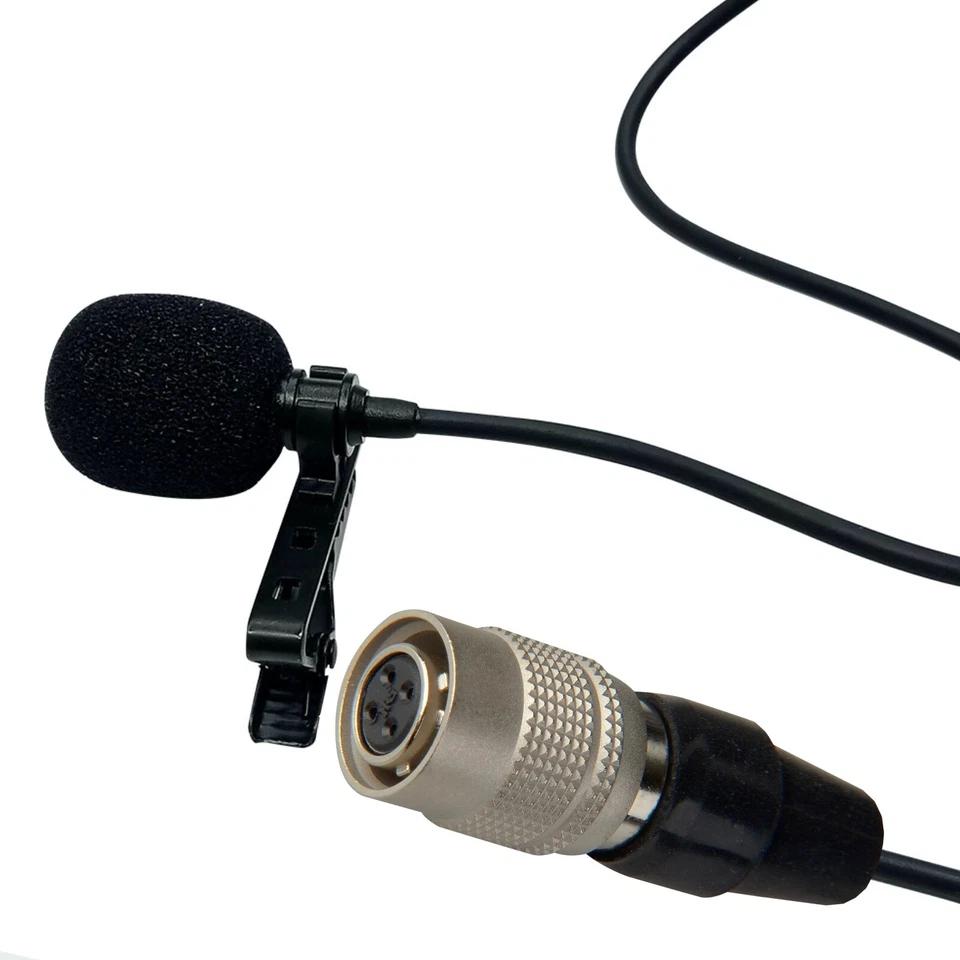 Audio Technica Lavaliere Microphone CW 4 Pin Hirose Unidirectional Cardioid - Image 1 of 4