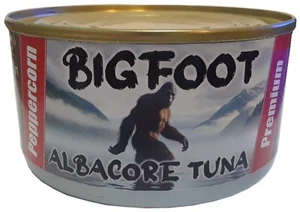 Bigfoot Canned Albacore Tuna - Peppercorn - Picture 1 of 2