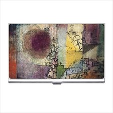 Paul Klee Abstract Art Business Credit Card Holder Case