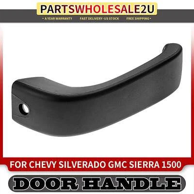 Rear Black Interior Door Handle for Chevrolet Silverado 1500 2500 HD 2007-2013 - Image 1 of 4