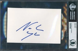 Noah Wyle Signed 4x6 Index Card Beckett BAS Slabbed E.R. - Picture 1 of 1
