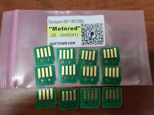 12 x Toner Chip for Xerox Versant 80, 180, 280 Press Refill (38 - 39/40/41) - Picture 1 of 2