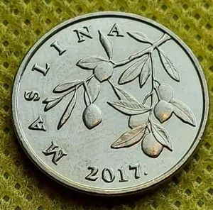 20 Lipa 2017. Croatian coin, 20 Lipa Croatian text - MASLINA ! - Picture 1 of 2