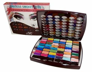 BR Makeup Kit Endless Smokey Eyes Kit 27 Eyeshadow / 25 Blush / 6 Lip Gloss - Picture 1 of 3