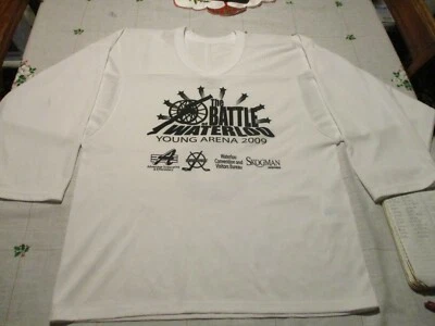 CAMISETA DE HOCKEY THE BATTLE OF WATERLOO YOUNG ARENA 2009 MARCA CCM #5 SM IOWA RARA Foto 1 de 4