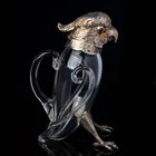 Antique Sampson Mordan or Alexander Crichton Cockatoo Silver Spirit Decanter