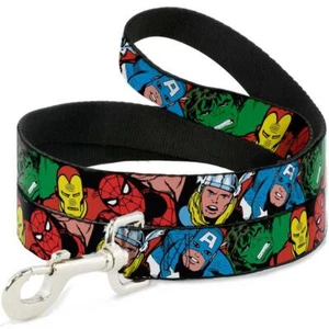 Buckle Down Hundeleine Marvel Comics Avengers Captain America Iron Man Thor Hulk - Bild 1 von 3