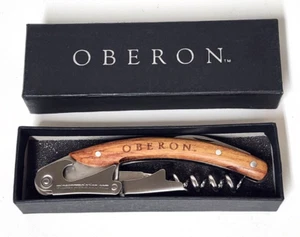 Oberon Corkscrew Multitool Knife Bottle Opener Wines w/ Original Box - Picture 1 of 6