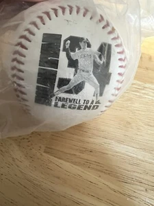 Nolan Ryan Farewell to a Legend Limited Edition Baseball Fotoball Texas Rangers - Picture 1 of 6