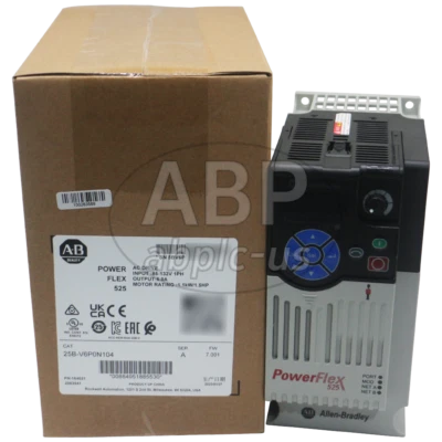 New 25BV6P0N104 Allen-Bradley 25B-V6P0N104 /A Powerflex 525 1.1kW 1.5Hp AC Drive - Image 1 of 4