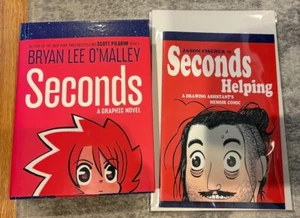 Seconds: A Graphic Novel by Bryan Lee O'Malley Hardcover Book, + Seconds Helping - Picture 1 of 1