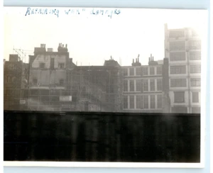 Vintage Foto 1953, Reparatur Kriegsschäden, Downtown London England, JNHC 4,5x3,5 - Bild 1 von 2