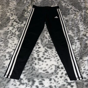 Adidas Black & White Joggers  - Picture 1 of 7