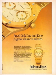 Audemars Piguet Royal Oak Day and Date Original 1990 Vintage Print Ad!! - Picture 1 of 1