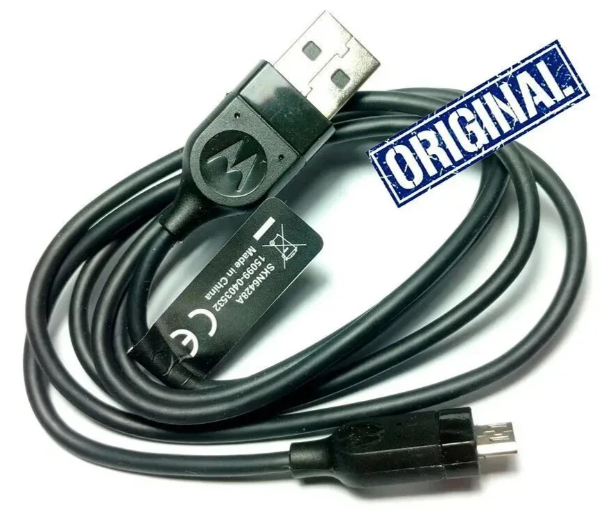 Original Motorola SKN6428A Micro-USB Charge Data Cable for Moto G5 G4 Play E4 - Image 1 of 4