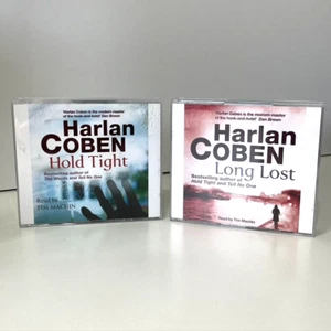Harlan Coben 2 CD Audiobook Bundle Hold Tight + Long Lost read by Tim Machin - Picture 1 of 5