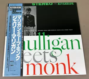 MULLIGAN MEETS MONK LP JAPAN 1984 STEREO RE W/OBI (BB-388) - Picture 1 of 5