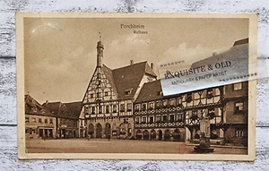 AK Forchheim Rathaus Fachwerk Architektur Sehenswürdigkeit Postkarte Handschrift - Bild 1 von 2