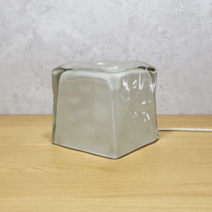Vintage 90s Retro/Novelty IKEA Frosted Glass Ice Cube IVIKEN Lamp/Light - Picture 1 of 5