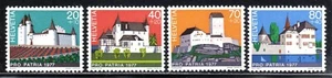 1977 Switzerland SC# B447-B450 - Castles - M-LH - Picture 1 of 2