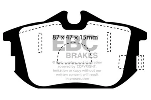 EBC Ultimax Rear Brake Pads for Mitsubishi Spacestar 1.6 (2001 > 05) - Picture 1 of 1