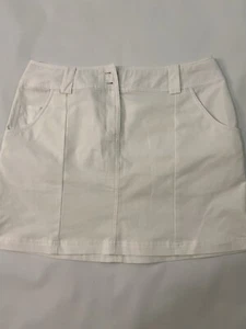 Adidas Climacool weiß kurz sportlich Tennis Rock Taschen Größe 10  - Bild 1 von 5