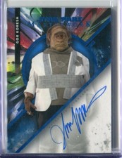 2022 Topps Star Wars Masterwork John Leguizamo (Gor Koresh) BLUE FOIL AUTO 98/99