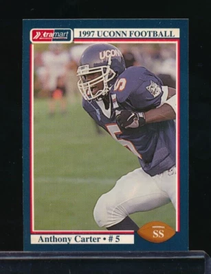 1997 UConn Huskies Connecticut Football #5 Anthony Carter  super rare - Image 1 of 2