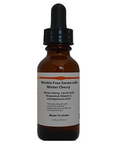 Siero senza rughe con ciliegio invernale, acido ferulico, resveratrolo, vitamina C & HA - Foto 1 di 1