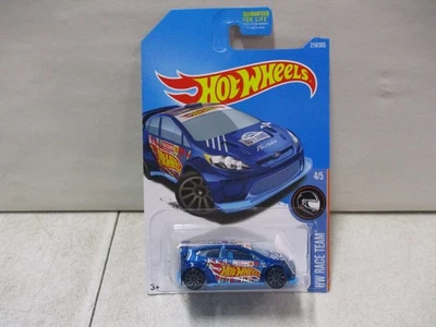Ford Fiesta HW Race Team 1912 azul Hot Wheels Foto 1 de 2