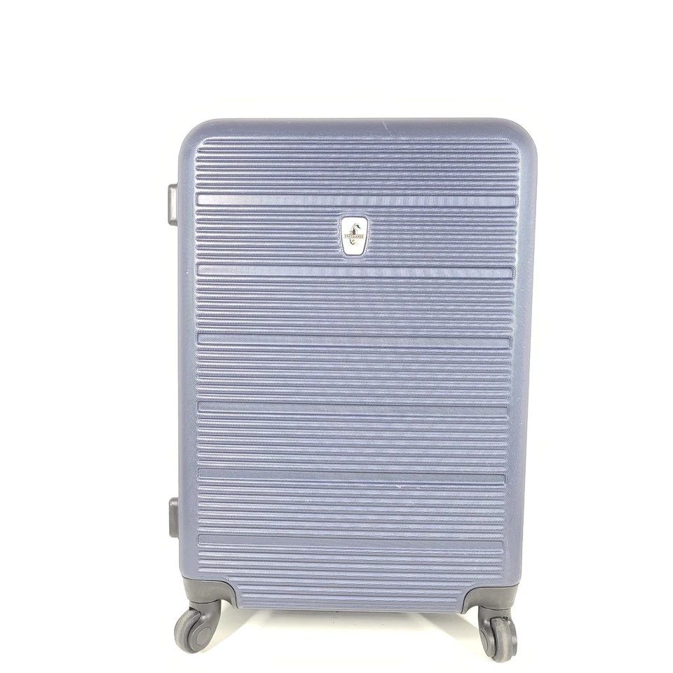 Atlantic 25" Spinner Expandable Check In Luggage Hardcase Navy Blue - Image 1 of 4