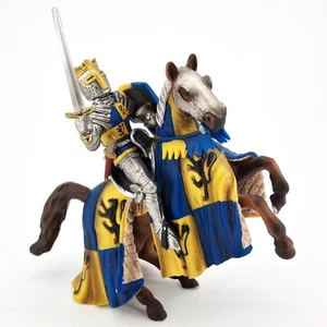 Schleich Löwenprinz Ritter auf Pferd 70009 Rentner 2003-2013 Mittelalter Figur - Bild 1 von 11