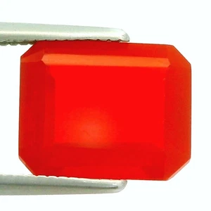 2.03Ct GORGEOUS ! STUNNING FIRE 100% NATURAL RED MEXICAN FIRE OPAL - Picture 1 of 7