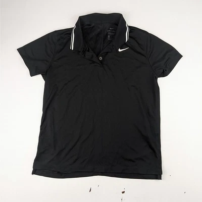 Nike Girls Black Athletic Polo - Image 1 of 4