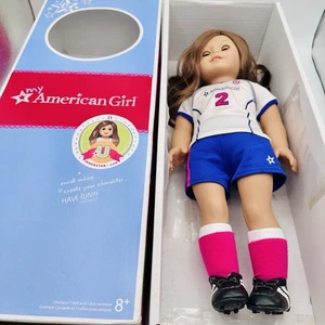 My American Doll Girl Soccer Player Cleats Shorts Shirt OVP F1221-RF1B - Bild 1 von 12