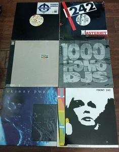 Industrial Lp Lot Rare Skinny Puppy Front 242 Snog Wax Trax Bites 1000 Homo Dj's - Picture 1 of 5