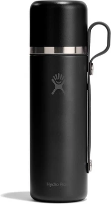 Hydro Flask Hot & Cup - Acero inoxidable aislado, 28 onzas, negro  Foto 1 de 4