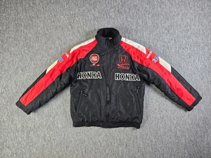 Vintage Honda Racing Jacket XL Lucky Strike Michelin Quilted Embroidered 90s - Picture 1 of 13