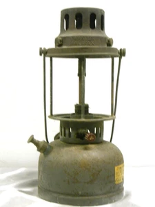 🇫🇷 ALTE STURMLAMPE PETROLEUM BENZIN DRUCK VAPALUX HALIFAX OIL LAMP - Bild 1 von 14