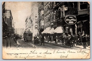 Postal de Providence Rhode Island Westminster Street c.1905 - Imagen 1 de 2