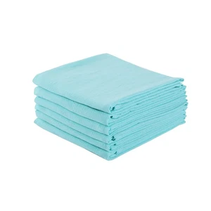 Saco de harina 100 % algodón toallas de plato, paquete de 6, toallas de té en blanco altamente absorbentes... - Imagen 1 de 6