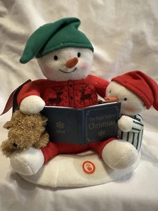 2019 Hallmark Jingle Pals Storytime Snowman Night Before Christmas Animated - Bild 1 von 13