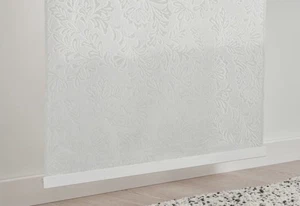 IKEA AMPELSAV Net Panel in White Leaf Pattern 60x300cm 805.303.93 DISCONTINUED - Picture 1 of 6