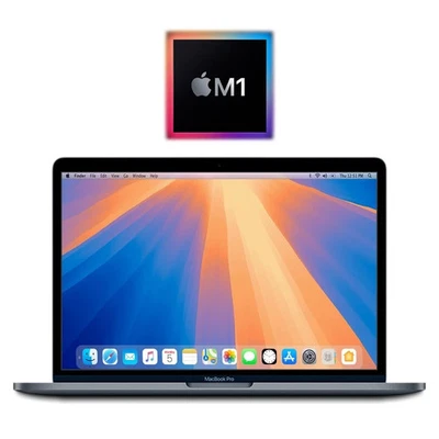 MacBook Pro M1 CPU de 8 núcleos y GPU de 8 núcleos 13" (finales de 2020) 16 GB SSD 1 TB - Bueno Foto 1 de 4