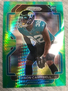 2021 Panini Prizm #384 Tyson Campbell Hyper #44/175 FREE SHIPPING - Picture 1 of 7