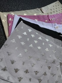 Lot 5 Victoria&rsquo;s Secret sz M No-Show Cheeky Tanga Panty Bundle Pack Cheekini