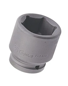 Genius Tools 3/4" Dr. 60mm Impact Socket (CR-Mo) - 645260 - Picture 1 of 1