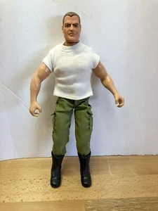Vintage G.I. Joe 1992 Hasbro 12" Action Figure Brown Hair Scar on Face Army - Picture 1 of 8