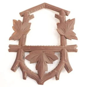 Cuckoo Clock Frame with Leaves 11-1/16 inches tall - Vintage - FL80 - Picture 1 of 4