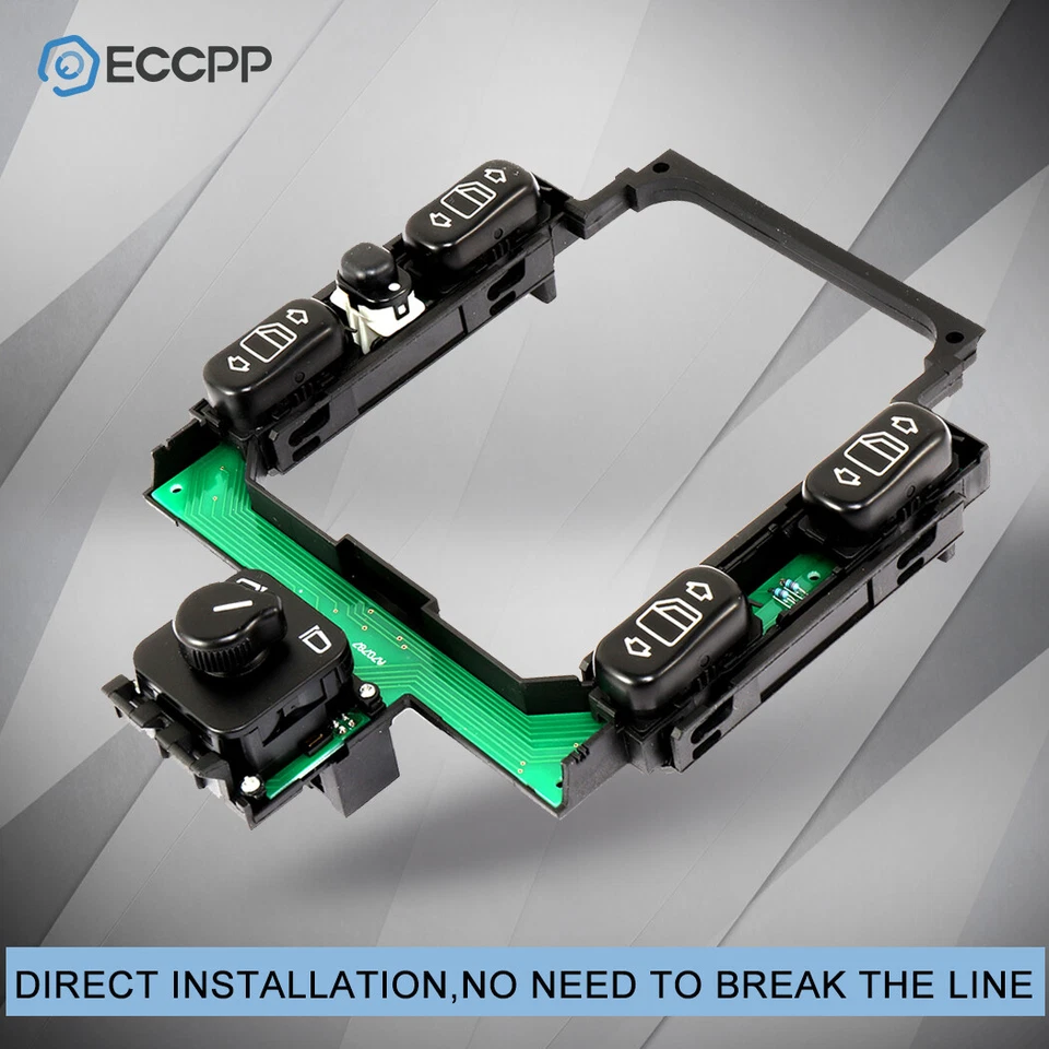 Interruptor de ventana eléctrica y espejo retrovisor para Mercedes Benz C220 C230 C280 C36 AMG 2028208210 Foto 1 de 4